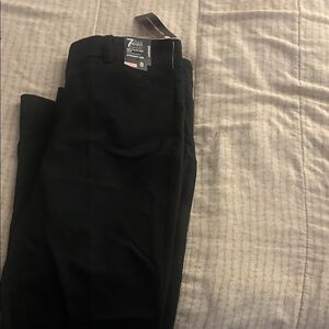 7th Avenue Design Studio Women's Black Straight Leg Pants